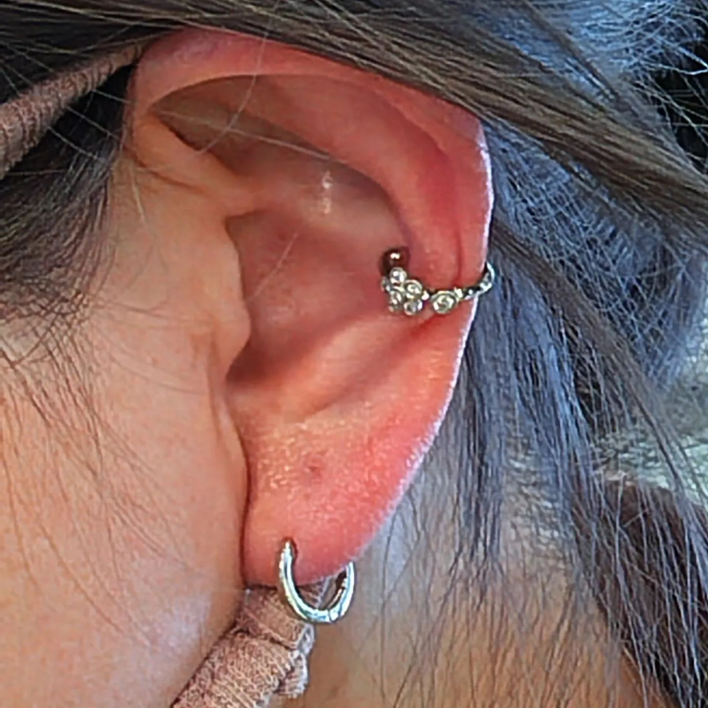 AbHeriイヤーカフとピアス