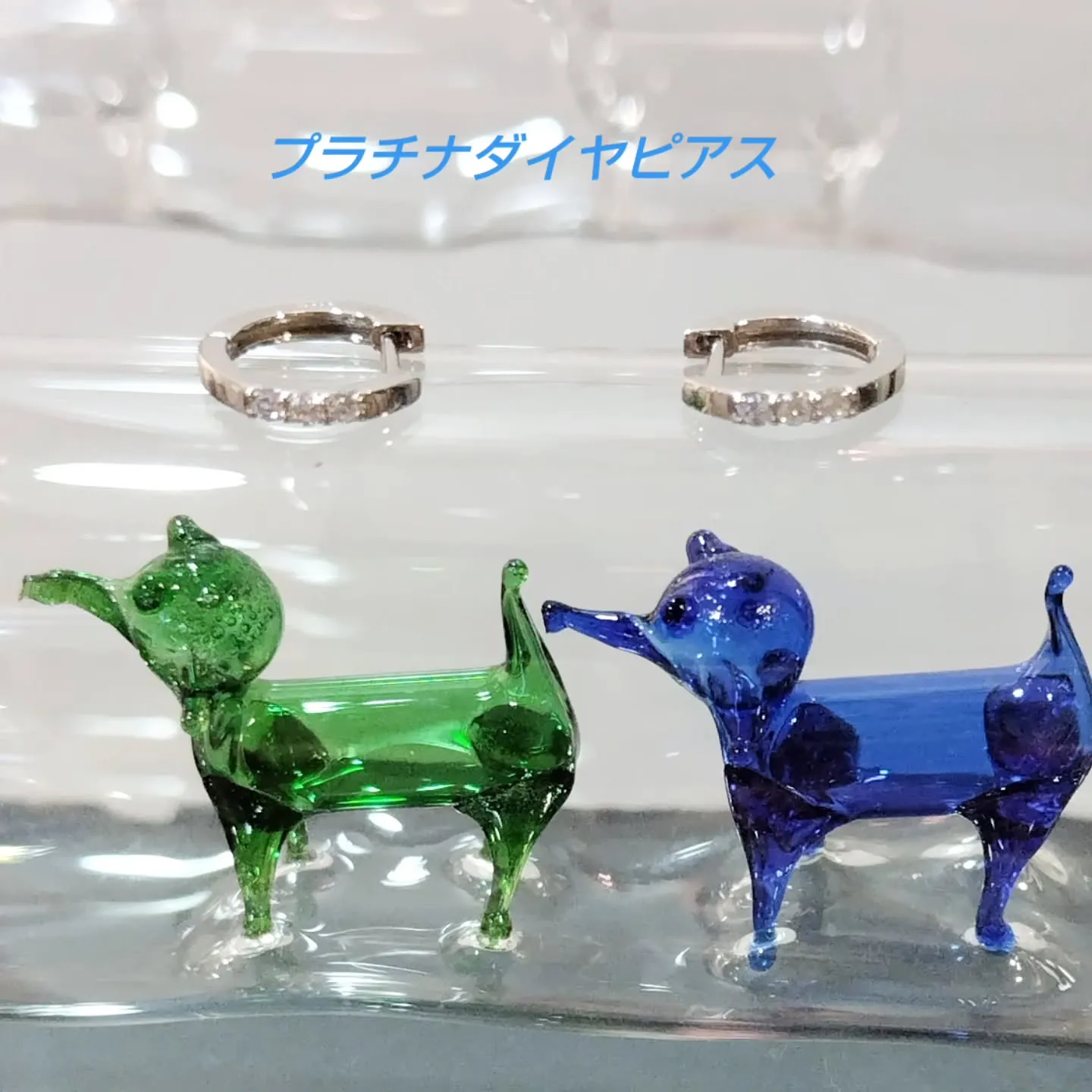 NEW プラチナダイヤピアス